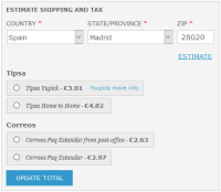 Shipping costs